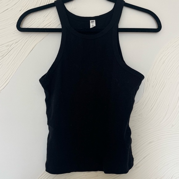 Tops | Nordstrom Bp Black Ribbed Tank Top | Poshmark
